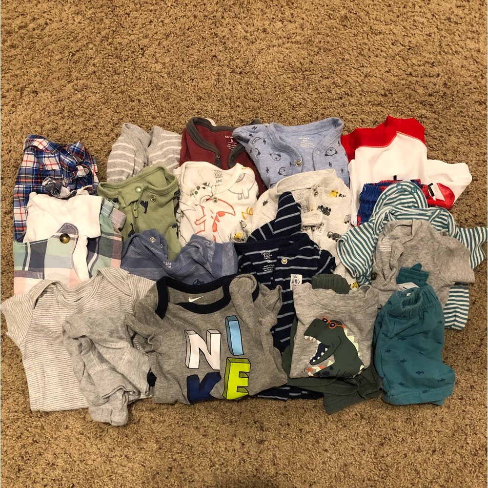 6 month baby boy bundle - 21 pieces